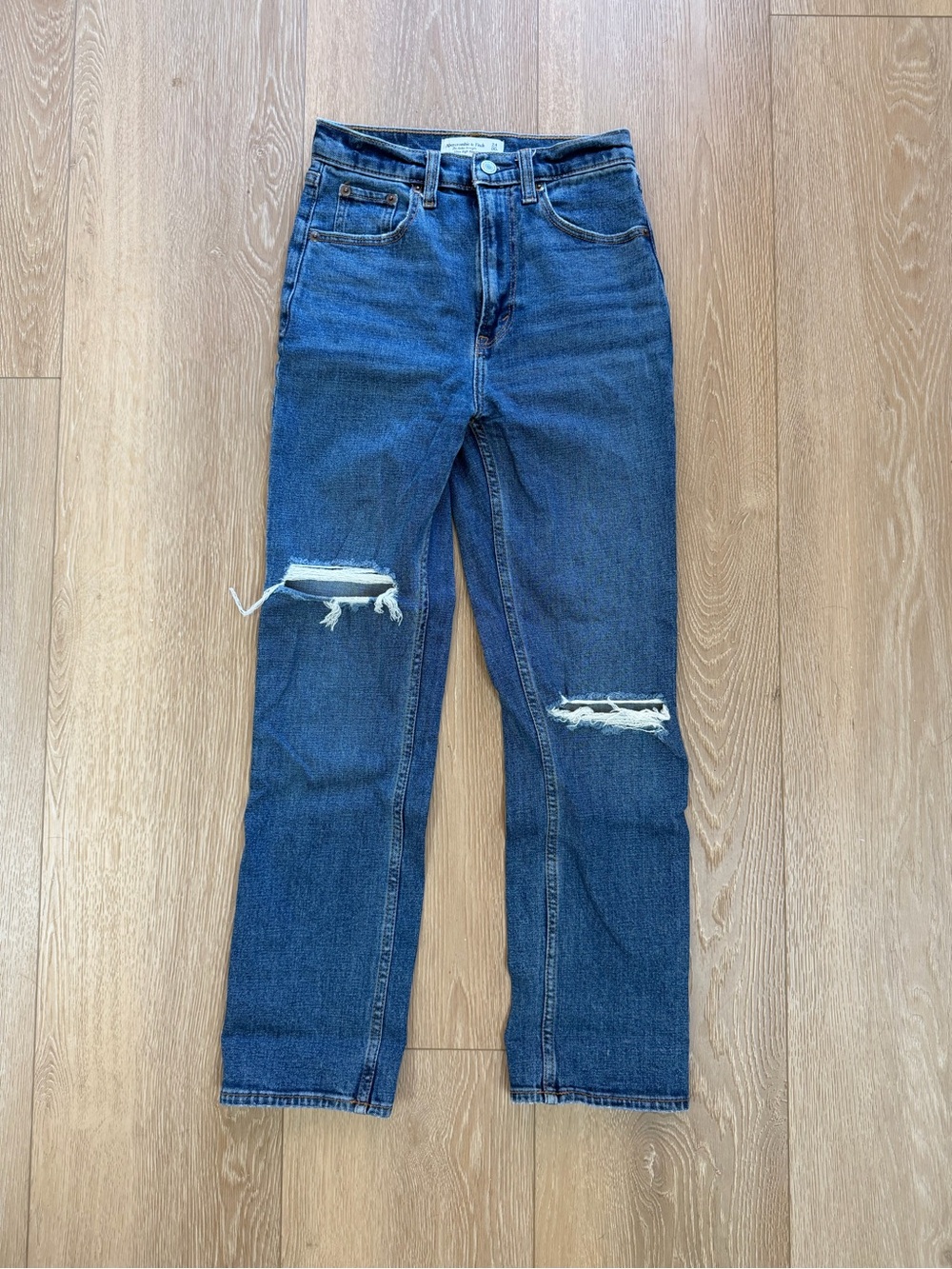 Abercrombie & Fitch Blue Denim Jeans High Rise